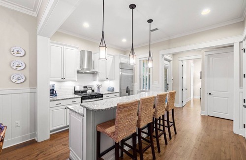 Sugarwood Beach House | Available for Fall Stays! The Crossings District of Watercolor! Resort Amenities! 5 Adult Bikes!