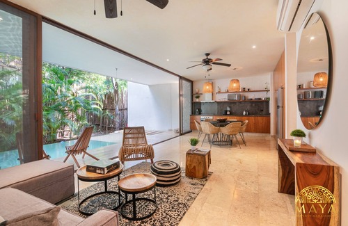 Zama Resort | BajoCielo107 Lux 2BR Condo Priv Pool in Aldea Zama