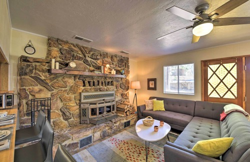 Glencoe Cabin | Balcony & Forest Views: Cabin in Pioneer!