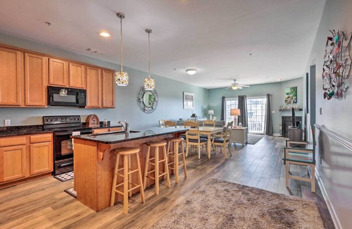 Ocean City Condo | Balcony w/Inlet View: Dtwn Ocean City Condo