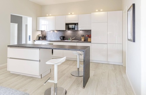 Ostseebad Wustrow Apartment | Baltic Sea lounge apartment with infrared cabin, corner balcony and fantastic view
