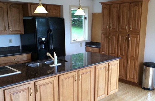 Holden House | Bangor area Contemporary mountaintop with 250 mile views on the way to Acadia