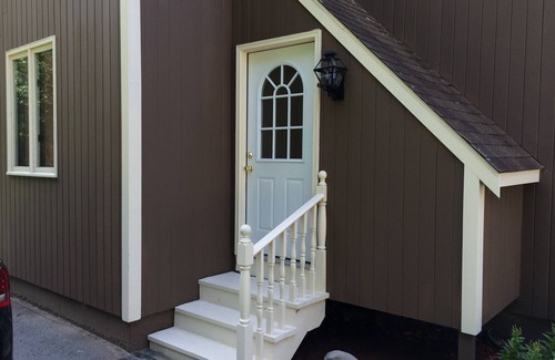 Holden House | Bangor area Contemporary mountaintop with 250 mile views on the way to Acadia