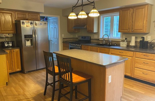 Town Hill House | Bar Harbor 5 bedroom 3 bath with hot tub and large backyard
