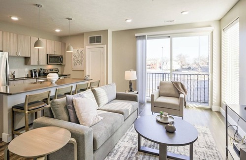 McKinney Apartment | Barsala l Modern 1BD Oasis with Pool & Smart Features