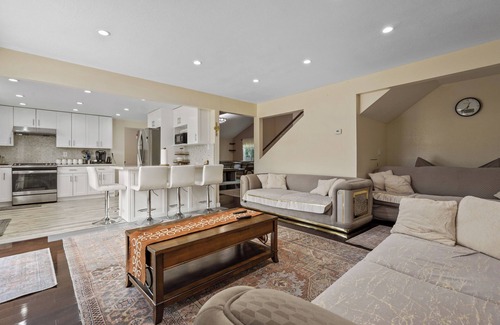 Hercules House | Bay Area Haven: 3BR with Spacious Living Room & Scenic Views