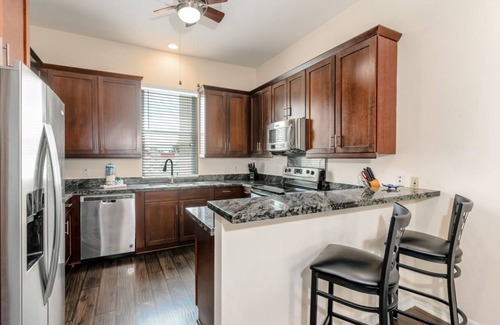 South Padre Island House | Bay Front 3 Story Haven: Gradual-Entry Pool: Boat Slip - Tortuga Bay 6-1