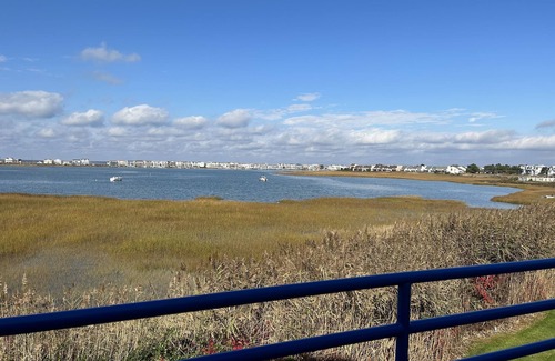Southend House | Bay front, fabulous sunset views, waterfront pool , beaches in Brigantine. NJ!