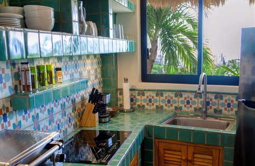 La Cruz de Huanacaxtle Villa | Bay View Large King Bed Studio with Private Terrace