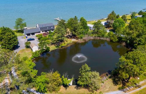 Madison House | Bayfront Gem with Amazing Water Views and Pond!