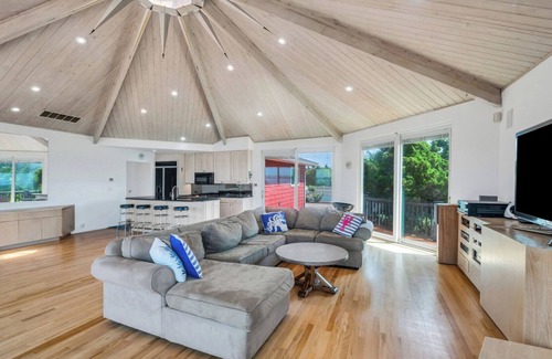 Westhampton Beach House | Bayfront home with private path across the street to ocean, pool and hot.