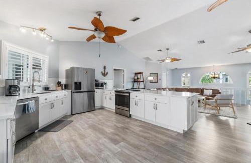 Bonita Springs House | Bayside Retreat, 4 Bedroom, 3 Bath Beach House, Heated Pool, Spa, Boat Dock