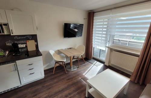 Lam Resort | BayVista, the Bayerwald Lodge: 1 room studio (apartment 1), balcony/mountain view