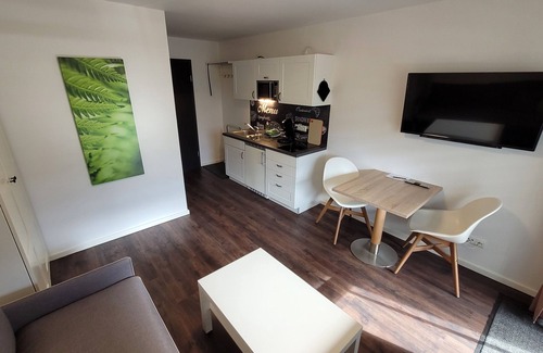 Lam Resort | BayVista, the Bayerwald Lodge: 1 room studio (apartment 1), balcony/mountain view