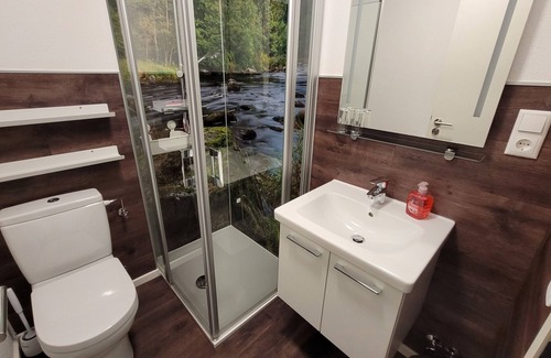 Lam Resort | BayVista, the Bayerwald Lodge: 1 room studio (apartment 1), balcony/mountain view