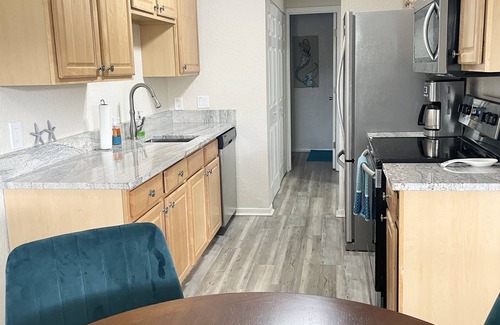 St. Augustine Beach Condo | Beach Condo, WiFi, central AC, W+D, pool, near Amphitheatre