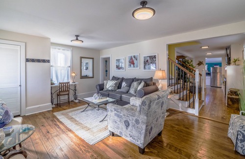Cape Charles House | Beach cottage is walking distance to shops and more!!