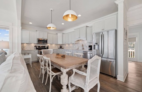 Santa Rosa Beach House | Beach Front! Hot Tub! Panoramic Views of the Gulf! 3 Adult Bikes! Grill!
