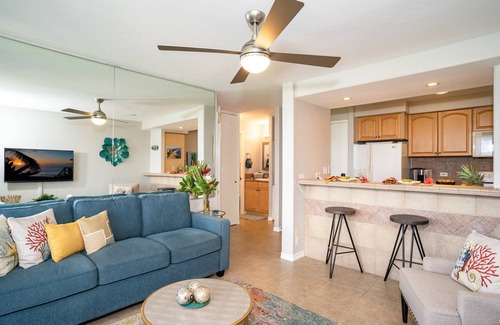 Kihei Condo | Beach Front Ocean View Penthouse Kealia Resort Condo - Sugar Beach