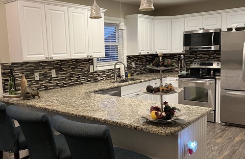 Sunset Beach House | Beach time fun with your family & friends! Stocked like a home not a rental!