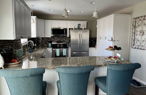 Sunset Beach House | Beach time fun with your family & friends! Stocked like a home not a rental!