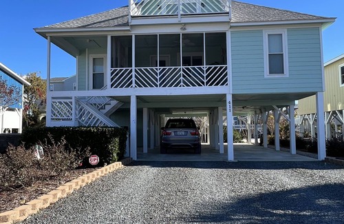 Sunset Beach House | Beach time fun with your family & friends! Stocked like a home not a rental!