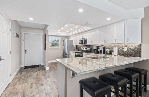 Bradenton Beach Condo | Beachfront Condo, Newly renovated! Heated Pool on the beach. GulfView 102.