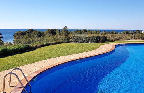 Calafat Apartment | Beachfront Ground Floor Apartment with Private Garden and Pool