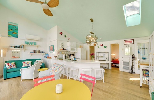 Muskegon Cottage | Beachfront Lake Michigan Cottage: Fire Pit & Deck