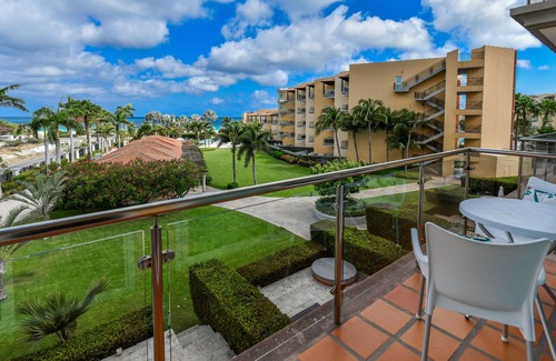 Oranjestad-West Condo | Beachfront Oceania 2BR condo on crystal-clear waters &white sands of Eagle Beach