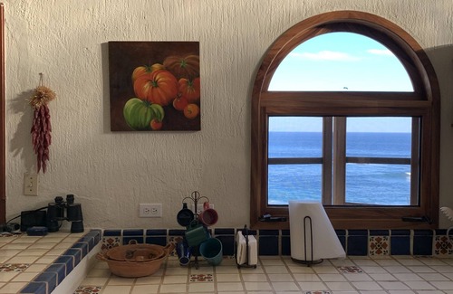 Los Zacatitos House | Beachfront property - swimmable beach — accommodates from 2 to 12 people.