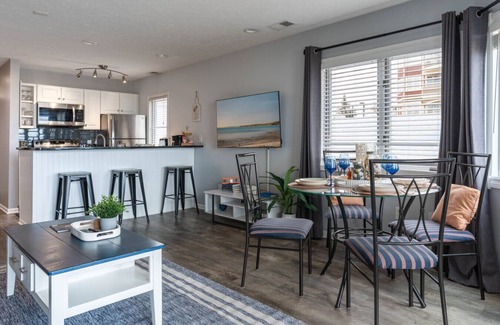 Traverse City Condo | Beachfront Serenity 101|Direct Beach Access |Near Downtown + Tart Trail