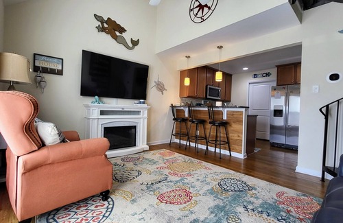 North Topsail Beach House | Beachfront townhome, private beach access, outdoor space & amenities.