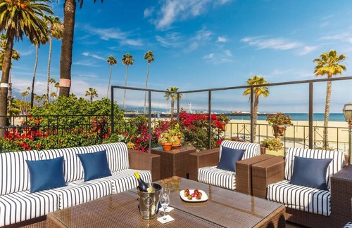 West Beach House | Beachside Bliss: Boutique Stay in Santa Barbara | Pool | Pets Are Welcome