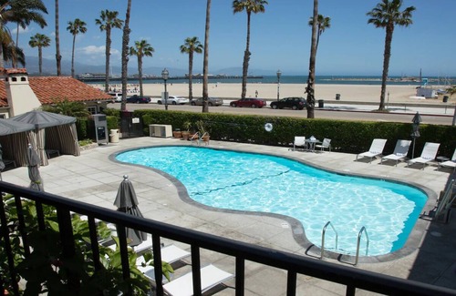 West Beach House | Beachside Bliss: Boutique Stay in Santa Barbara | Pool | Pets Are Welcome