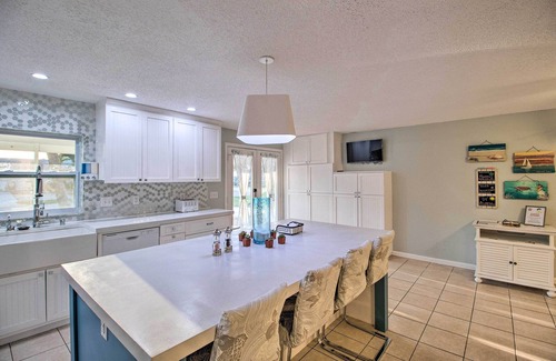 Fort Pierce Shores House | Beachside Bliss Indulge in Ultimate Tranquility <2 Block Walk W/SwimSpa & HotTub