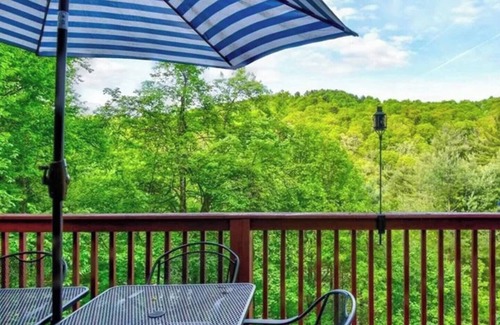 Boone Cabin | Bearfoot HideawayLog Cabin/HotTub/Mtn View/River