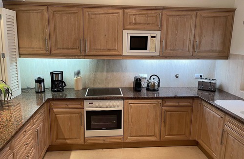 Almancil Apartment | Beautiful 2 Bed Apartment with Private Garden, Large Palm Fringed Communal Pool