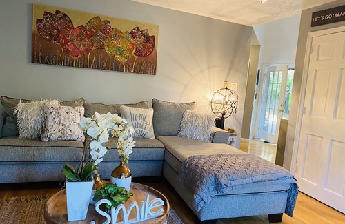 Bushkill House | Beautiful 4BR House 2 & half baths W Game room/Wifi & Fireplace