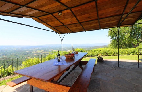 Loro Ciuffenna Apartment | Beautiful apartment for 6 people with pool, WIFI, TV, pets allowed and parking