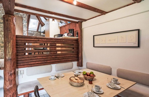 Feriendorf Frankenau House | Beautiful apartment in villa for 2 guests with WIFI, TV and terrace