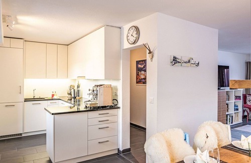 Sankt Moritz-Bad Apartment | Beautiful apartment for 4 guests with WIFI, TV, balcony, pets allowed and panoramic view