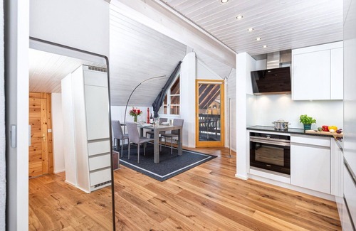 Lenzerheide Apartment | Beautiful apartment for 4 guests with pool, WIFI, TV and pets allowed