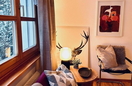 Lenzerheide Apartment | Beautiful apartment for 2 people with WIFI, TV and pets allowed