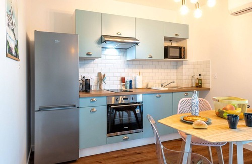 Lit-et-Mixe Apartment | Beautiful apartment for 4 guests with WIFI, A/C, TV, balcony and pets allowed