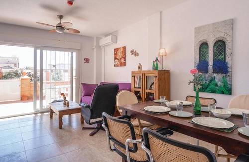 Roquetas de Mar Apartment | Beautiful apartment in Roquetas de Mar with 1 Bedrooms, WiFi and Outdoor swimming pool