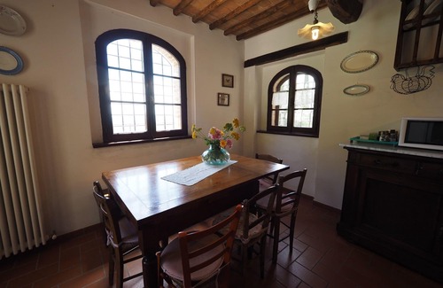 San Gimignano Apartment | Beautiful apartment for 6 guests with WIFI, pool and panoramic view, close to San Gimignano