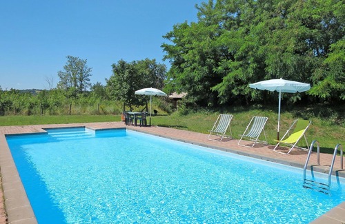 Bagnoregio Villa | Beautiful apartment in villa for 2 people with pool, WIFI, patio and parking