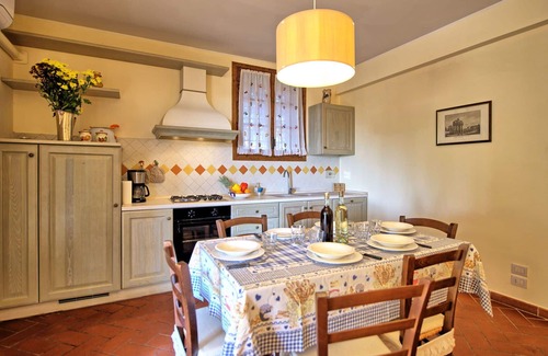 Certaldo Apartment | Beautiful apartment for 6 people with pool, A/C, WIFI, TV and panoramic view, close to San Gimig.