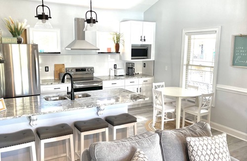 Surfside Beach House | Beautiful Beach Home -3 min walk to beach -with golf cart option